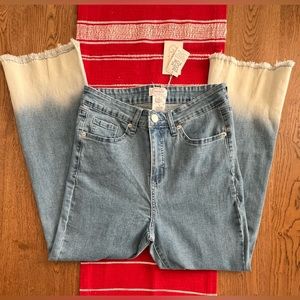 MUD PIE Lottie Ombre Flare Jeans Medium
